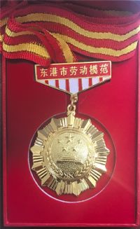 东港市劳动模范奖章